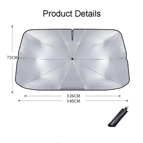 Parasol Interior AL 50% - Coche Protección UV y Aislamiento Térmico Superior
