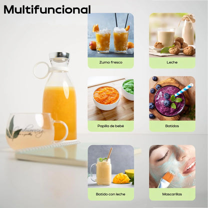 Batidora Portátil AL 50% - Esencial para Viajes, Trabajo y Hogar